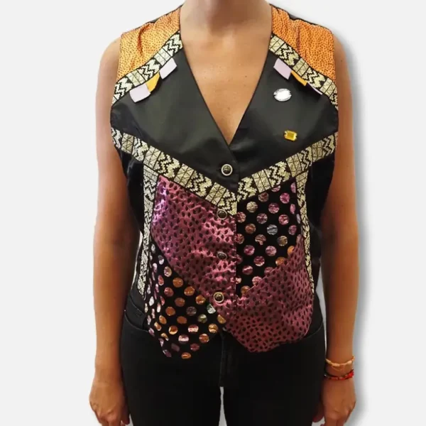 Chaleco Disco Glam
