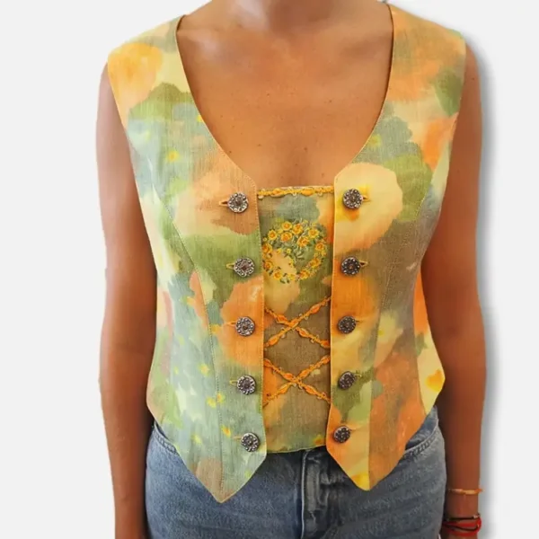 Chaleco Austriaco Tie Dye