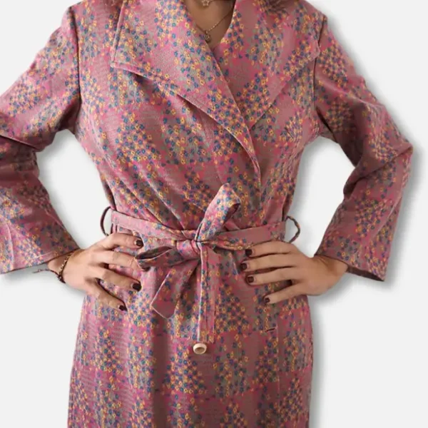 Abrigo Maxi Rosa