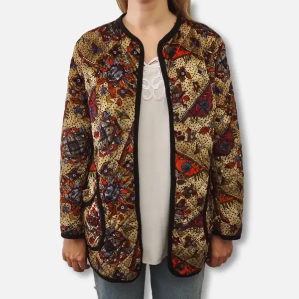 Chaqueta Acolchada Terciopelo