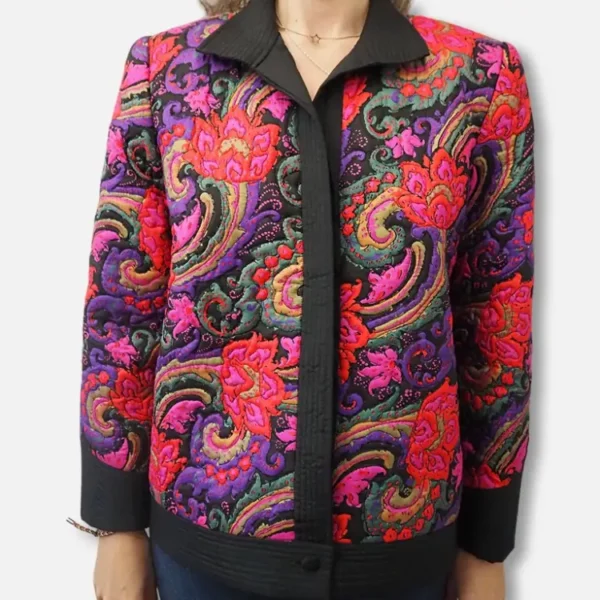 Chaqueta Silk Flowers