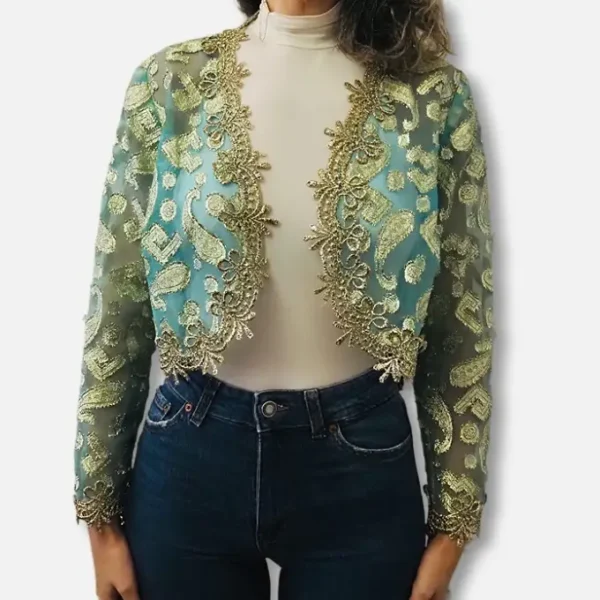 Chaquetita brocada