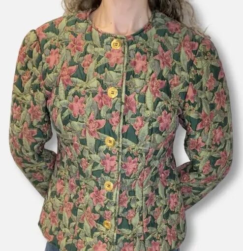 Chaqueta Seda Acolchada