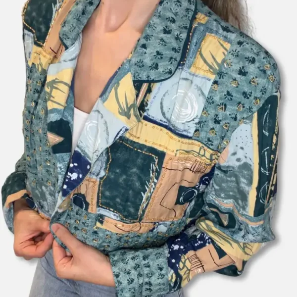 Chaqueta Patchwork Cuentas