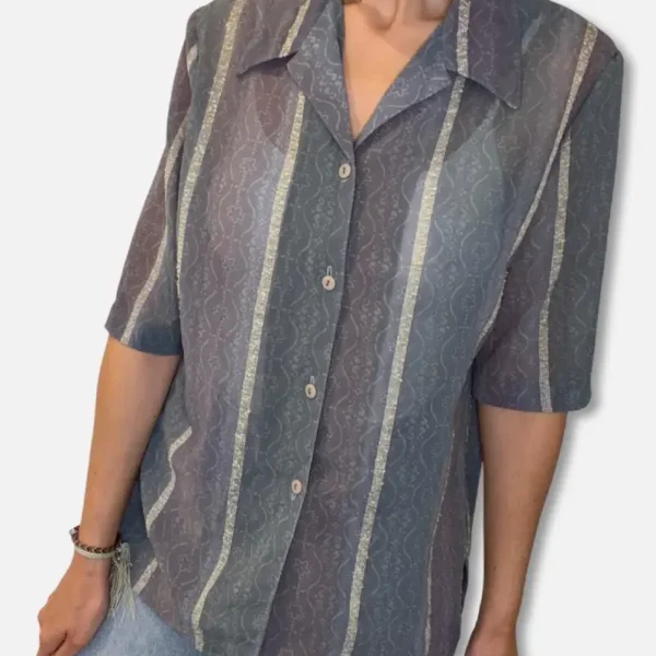 Camisa Azul Grisáceo