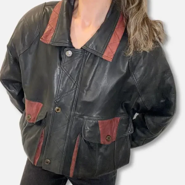 Bomber Piel Bicolor
