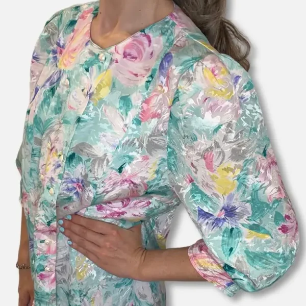 Camisa Flores Pastel
